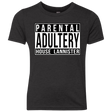 T-Shirts Vintage Black / YXS Parental Adultery Youth Triblend T-Shirt