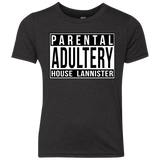 T-Shirts Vintage Black / YXS Parental Adultery Youth Triblend T-Shirt