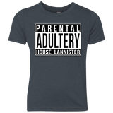 T-Shirts Vintage Navy / YXS Parental Adultery Youth Triblend T-Shirt