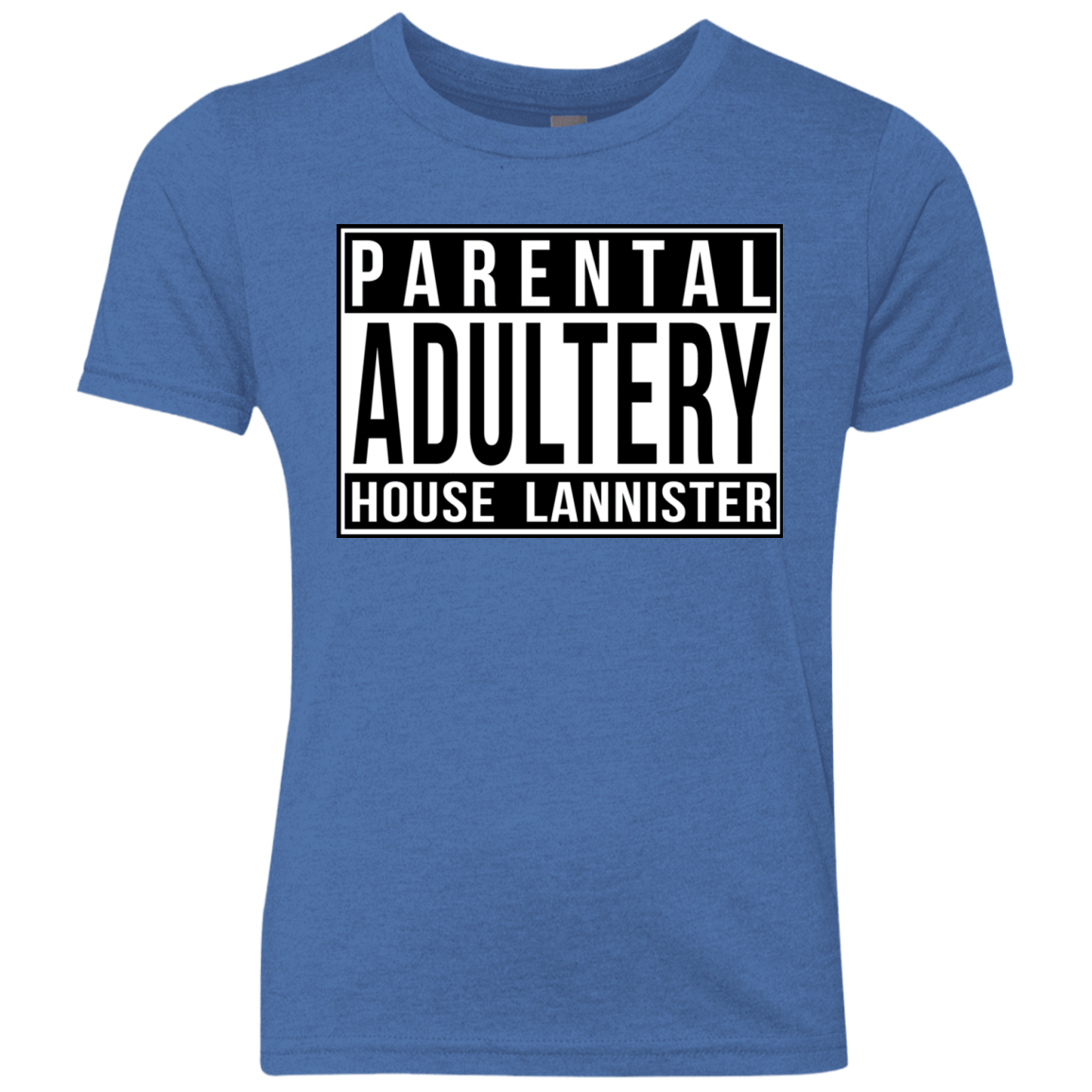 T-Shirts Vintage Royal / YXS Parental Adultery Youth Triblend T-Shirt
