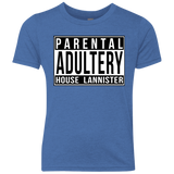 T-Shirts Vintage Royal / YXS Parental Adultery Youth Triblend T-Shirt