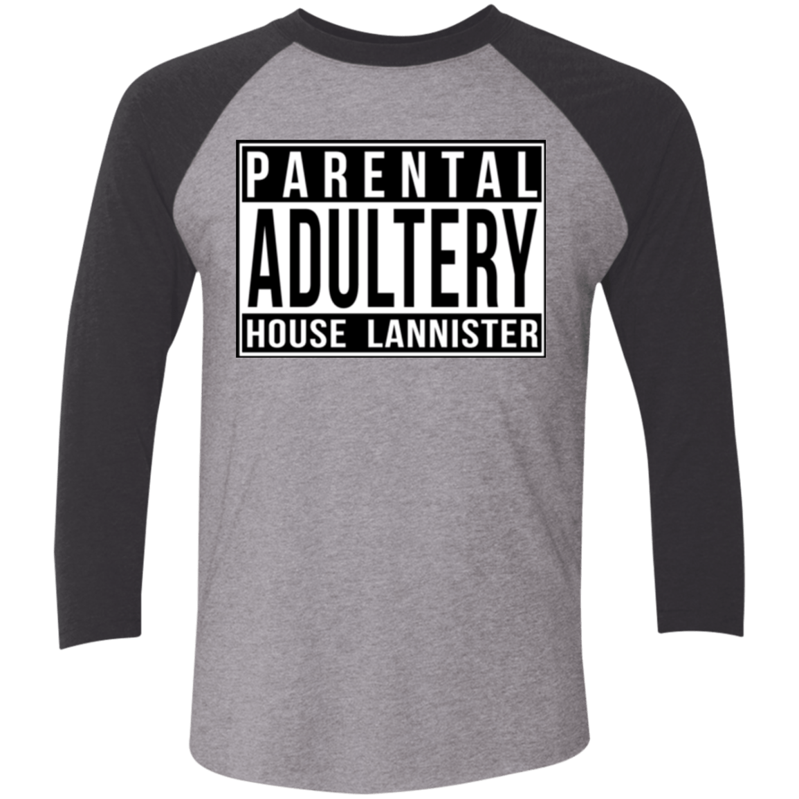 T-Shirts Premium Heather/ Vintage Black / X-Small PARENTAL Men's Triblend 3/4 Sleeve