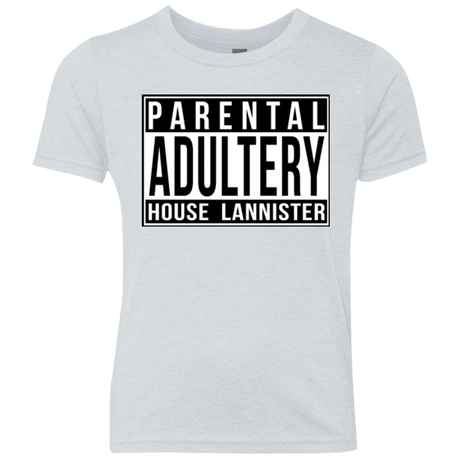 T-Shirts Heather White / YXS PARENTAL Youth Triblend T-Shirt