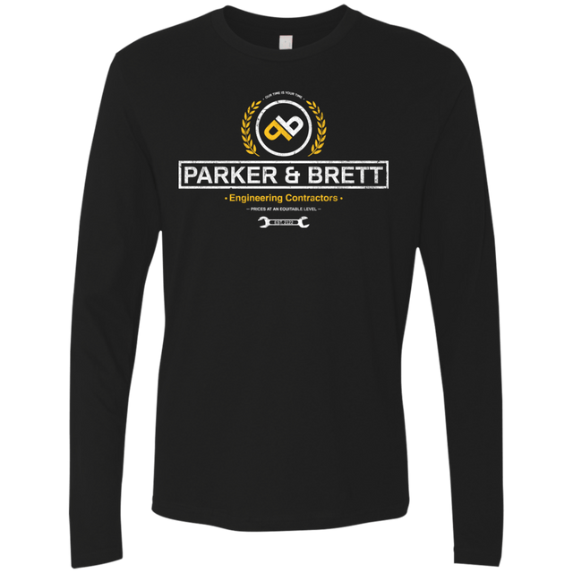 T-Shirts Black / Small Parker & Brett Men's Premium Long Sleeve