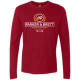 T-Shirts Cardinal / Small Parker & Brett Men's Premium Long Sleeve