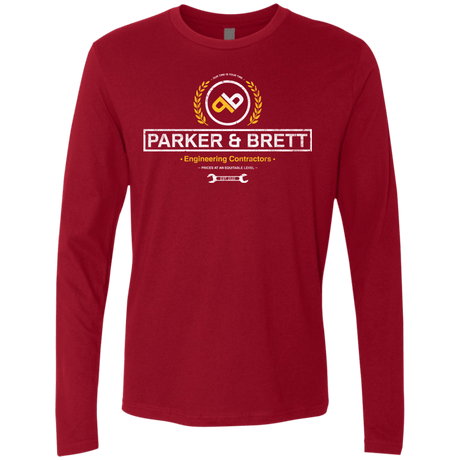 T-Shirts Cardinal / Small Parker & Brett Men's Premium Long Sleeve