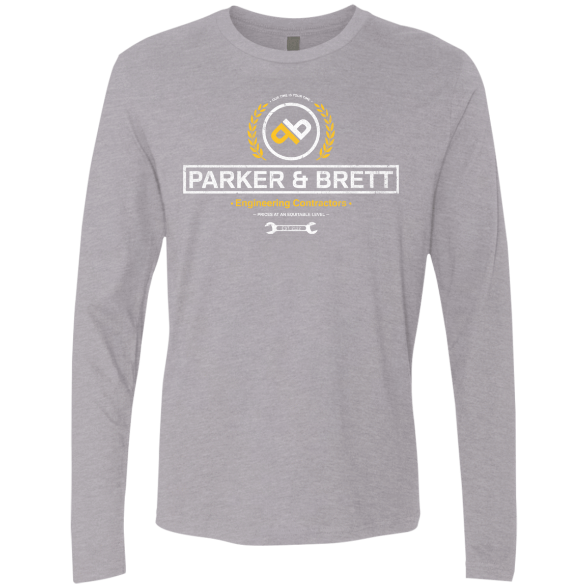 T-Shirts Heather Grey / Small Parker & Brett Men's Premium Long Sleeve