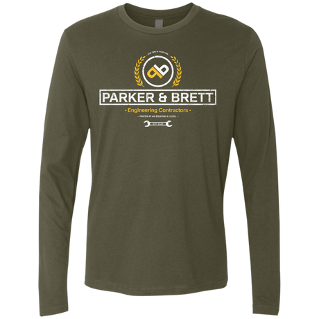 T-Shirts Military Green / Small Parker & Brett Men's Premium Long Sleeve
