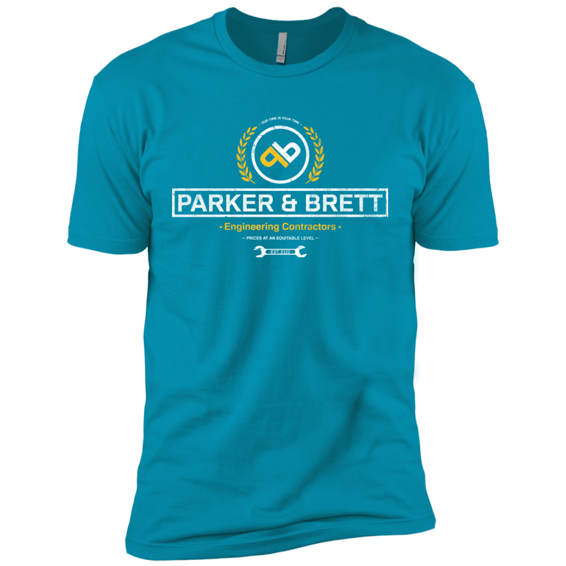 T-Shirts Turquoise / X-Small Parker & Brett Men's Premium T-Shirt