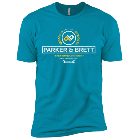 T-Shirts Turquoise / X-Small Parker & Brett Men's Premium T-Shirt