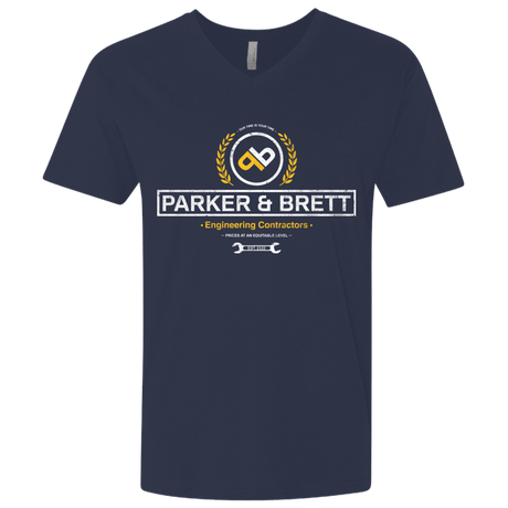 T-Shirts Midnight Navy / X-Small Parker & Brett Men's Premium V-Neck