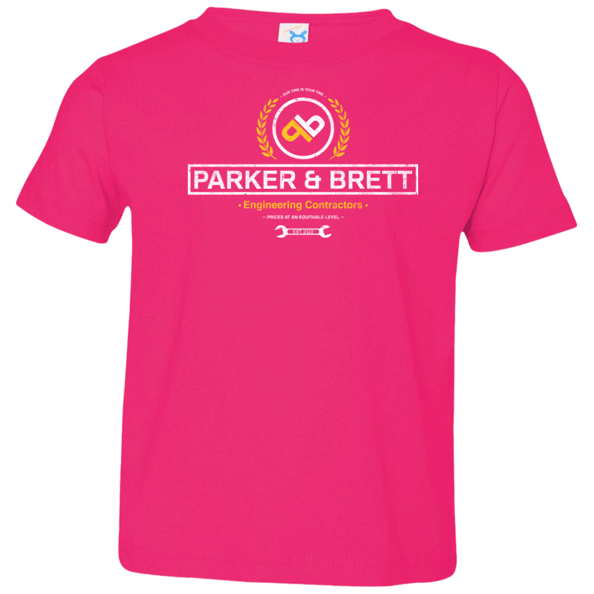 T-Shirts Hot Pink / 2T Parker & Brett Toddler Premium T-Shirt