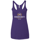 T-Shirts Purple / X-Small Parker & Brett Women's Triblend Racerback Tank