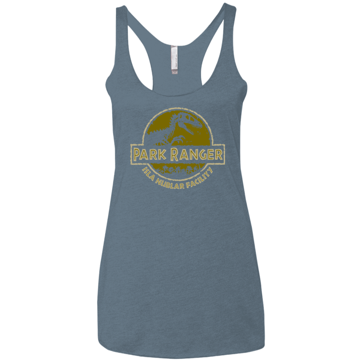 T-Shirts Indigo / X-Small Parks and Rex Women's Triblend Racerback Tank