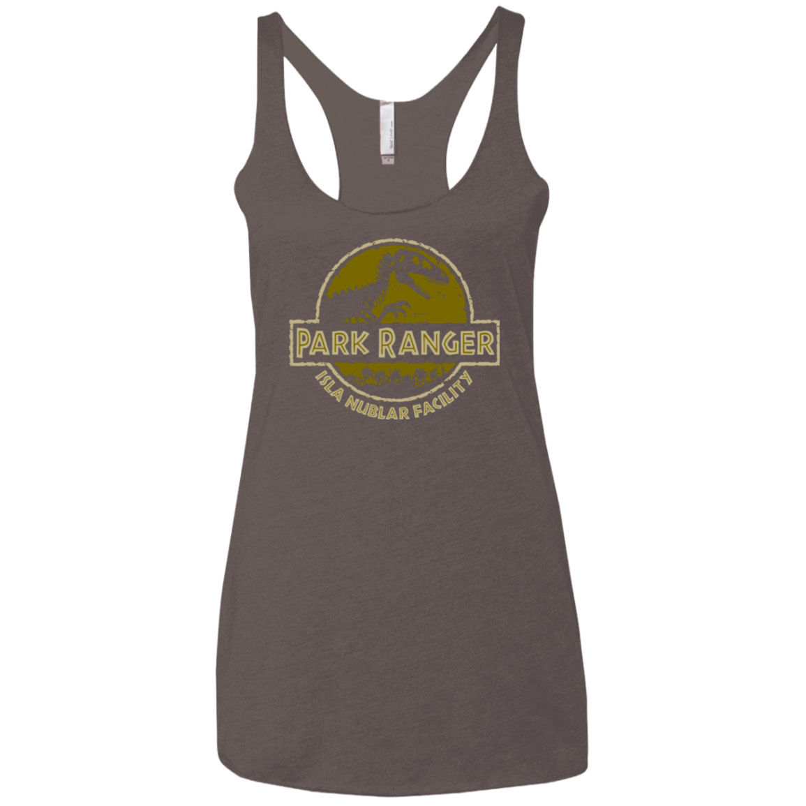 T-Shirts Macchiato / X-Small Parks and Rex Women's Triblend Racerback Tank