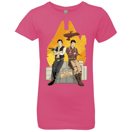 T-Shirts Hot Pink / YXS Partners In Crime Girls Premium T-Shirt