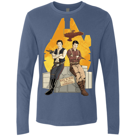 T-Shirts Indigo / Small Partners In Crime Men's Premium Long Sleeve