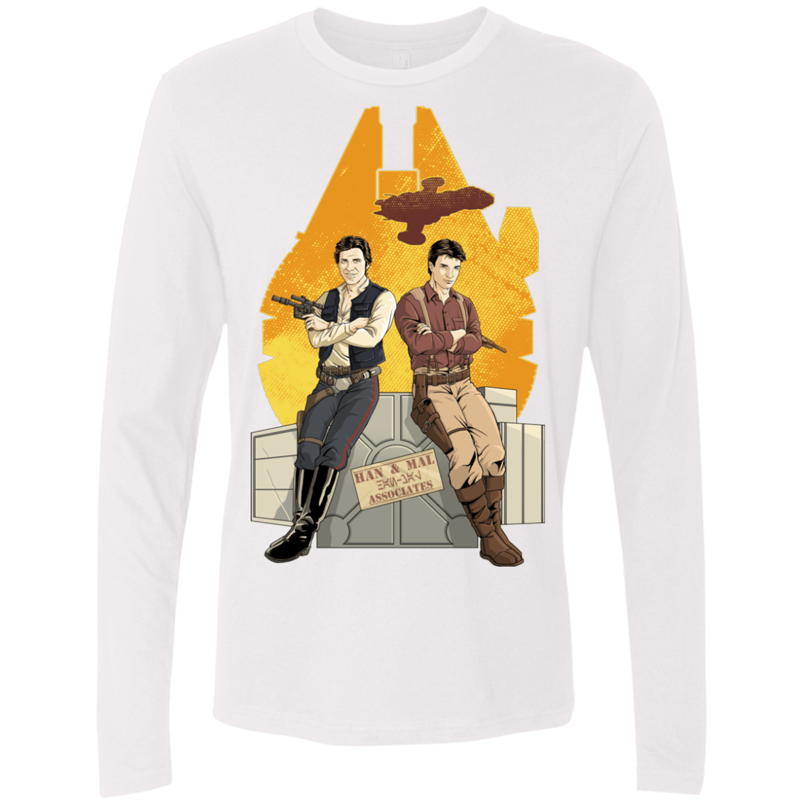 T-Shirts White / Small Partners In Crime Men's Premium Long Sleeve