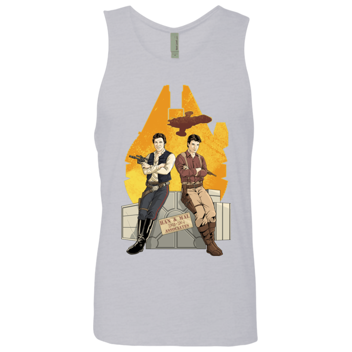 T-Shirts Heather Grey / Small Partners In Crime Men's Premium Tank Top