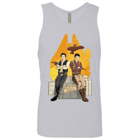 T-Shirts Heather Grey / Small Partners In Crime Men's Premium Tank Top