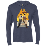 T-Shirts Vintage Navy / X-Small Partners In Crime Triblend Long Sleeve Hoodie Tee