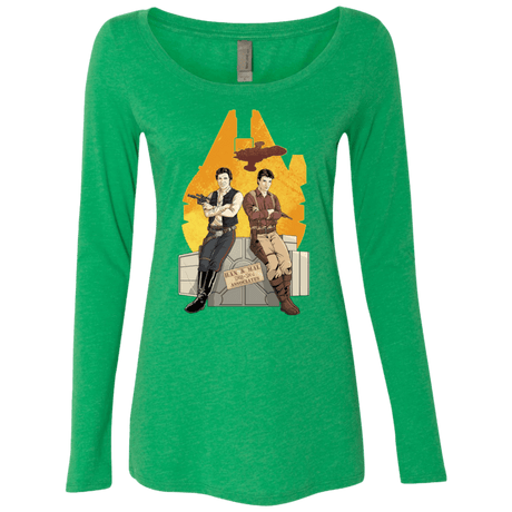 T-Shirts Envy / Small Partners In Crime Women's Triblend Long Sleeve Shirt