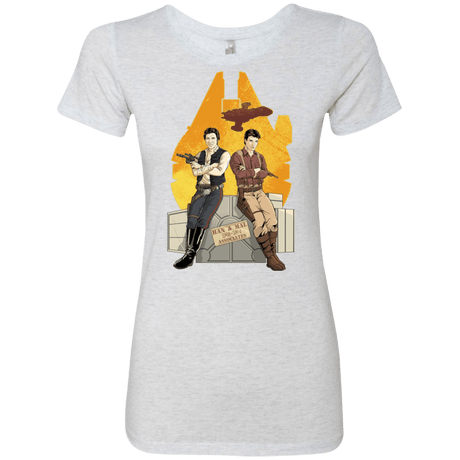 T-Shirts Heather White / Small Partners In Crime Women's Triblend T-Shirt