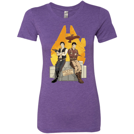 T-Shirts Purple Rush / Small Partners In Crime Women's Triblend T-Shirt