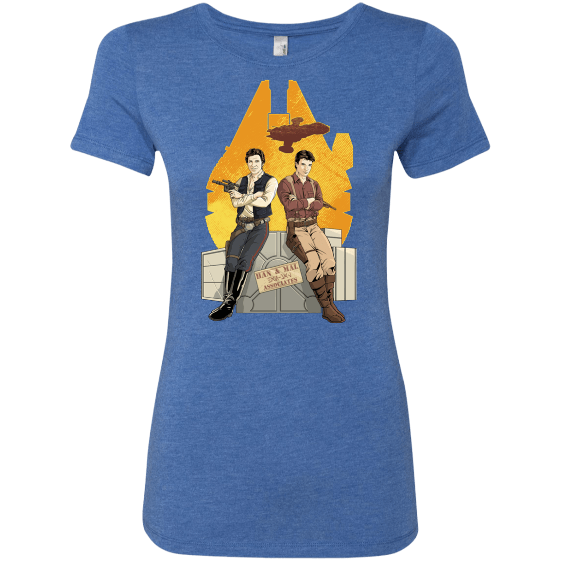 T-Shirts Vintage Royal / Small Partners In Crime Women's Triblend T-Shirt