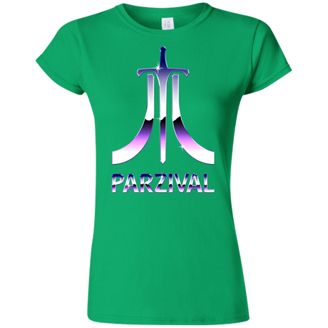 T-Shirts Irish Green / S Parzival Retro Junior Slimmer-Fit T-Shirt