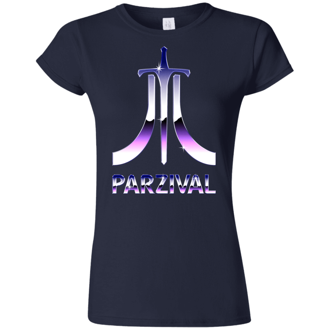 T-Shirts Navy / S Parzival Retro Junior Slimmer-Fit T-Shirt
