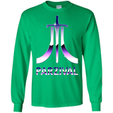 T-Shirts Irish Green / S Parzival Retro Men's Long Sleeve T-Shirt