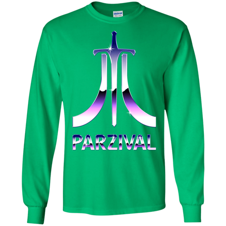 T-Shirts Irish Green / S Parzival Retro Men's Long Sleeve T-Shirt