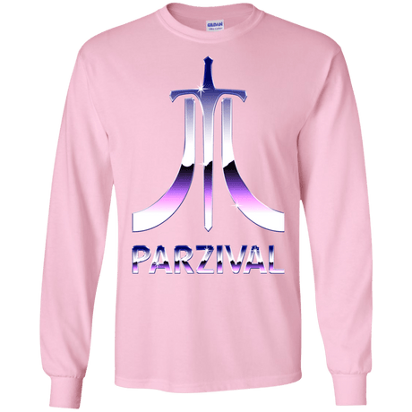 T-Shirts Light Pink / S Parzival Retro Men's Long Sleeve T-Shirt