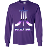 T-Shirts Purple / S Parzival Retro Men's Long Sleeve T-Shirt