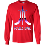 T-Shirts Red / S Parzival Retro Men's Long Sleeve T-Shirt