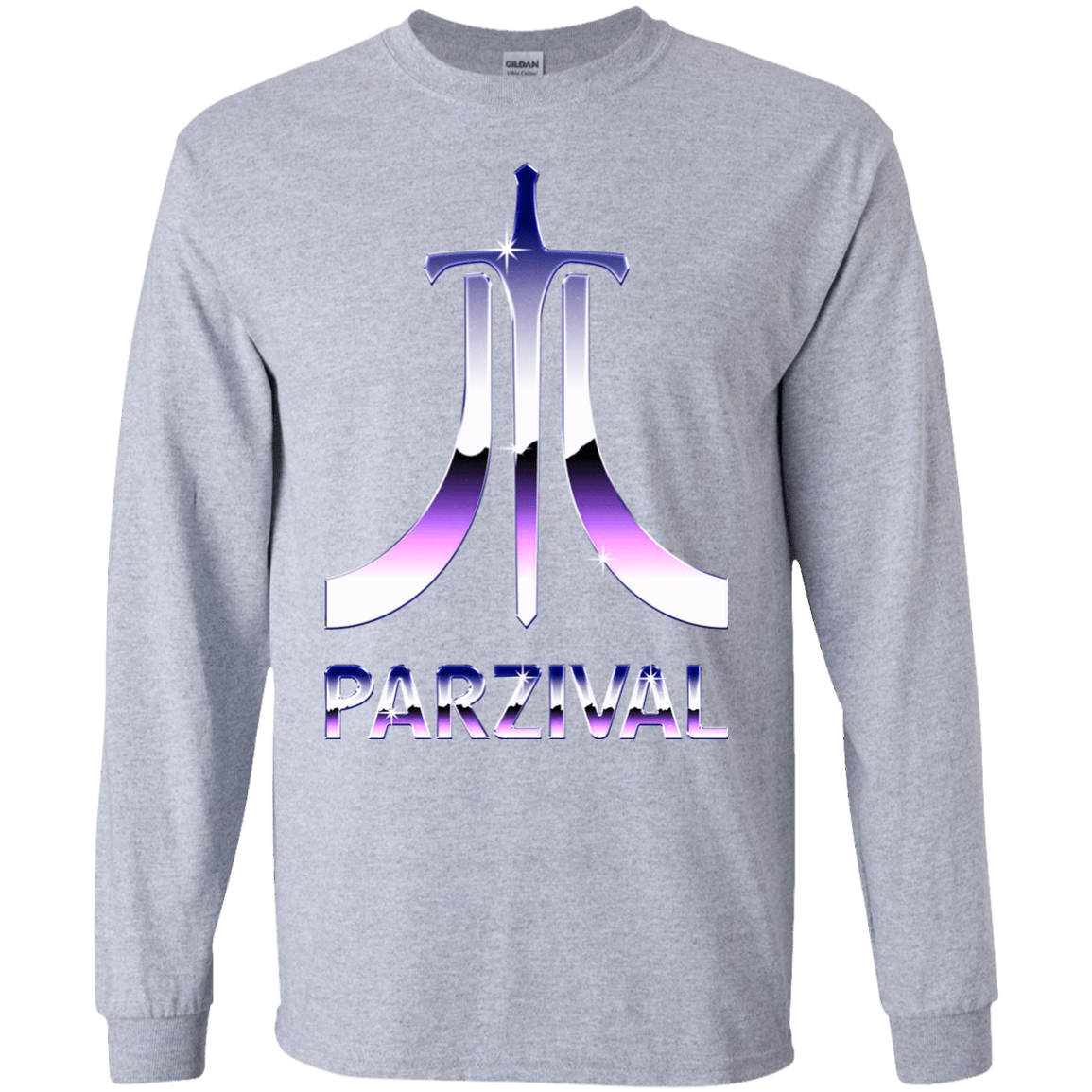 T-Shirts Sport Grey / S Parzival Retro Men's Long Sleeve T-Shirt