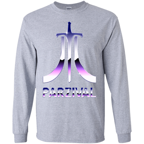 T-Shirts Sport Grey / S Parzival Retro Men's Long Sleeve T-Shirt