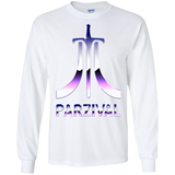 T-Shirts White / S Parzival Retro Men's Long Sleeve T-Shirt