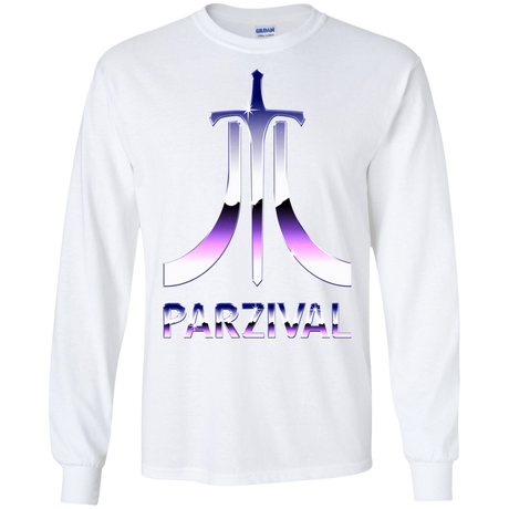 T-Shirts White / S Parzival Retro Men's Long Sleeve T-Shirt