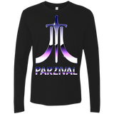 T-Shirts Black / S Parzival Retro Men's Premium Long Sleeve