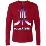 T-Shirts Cardinal / S Parzival Retro Men's Premium Long Sleeve