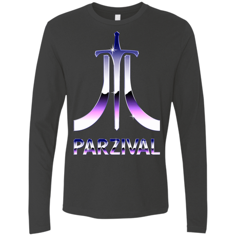 T-Shirts Heavy Metal / S Parzival Retro Men's Premium Long Sleeve