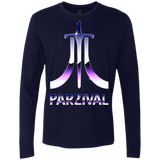 T-Shirts Midnight Navy / S Parzival Retro Men's Premium Long Sleeve