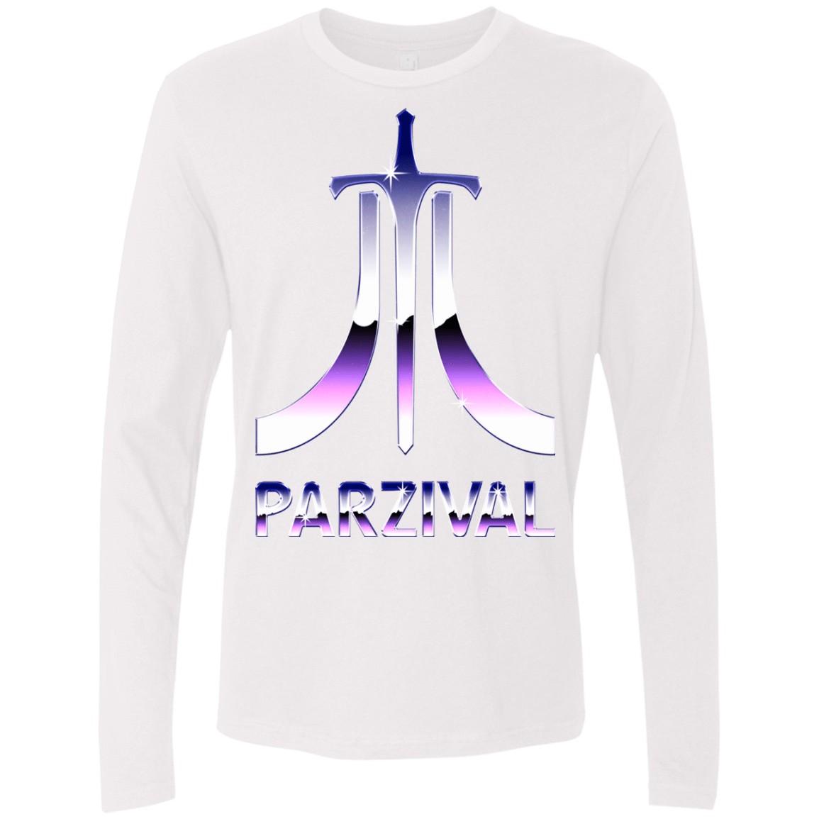 T-Shirts White / S Parzival Retro Men's Premium Long Sleeve