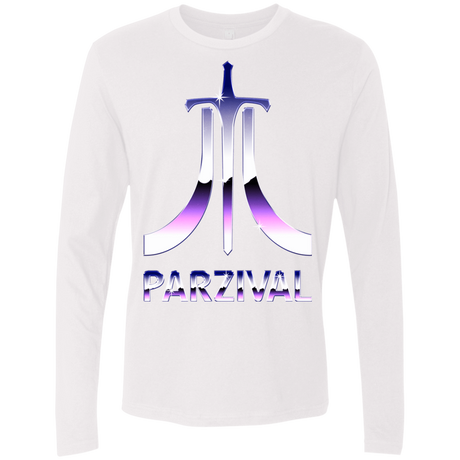 T-Shirts White / S Parzival Retro Men's Premium Long Sleeve