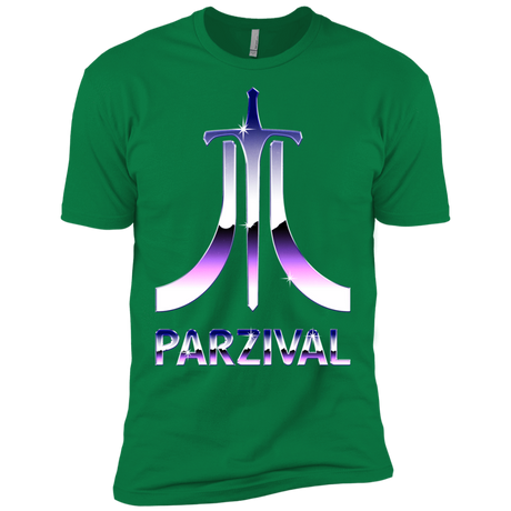 T-Shirts Kelly Green / X-Small Parzival Retro Men's Premium T-Shirt