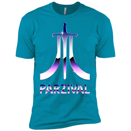T-Shirts Turquoise / X-Small Parzival Retro Men's Premium T-Shirt