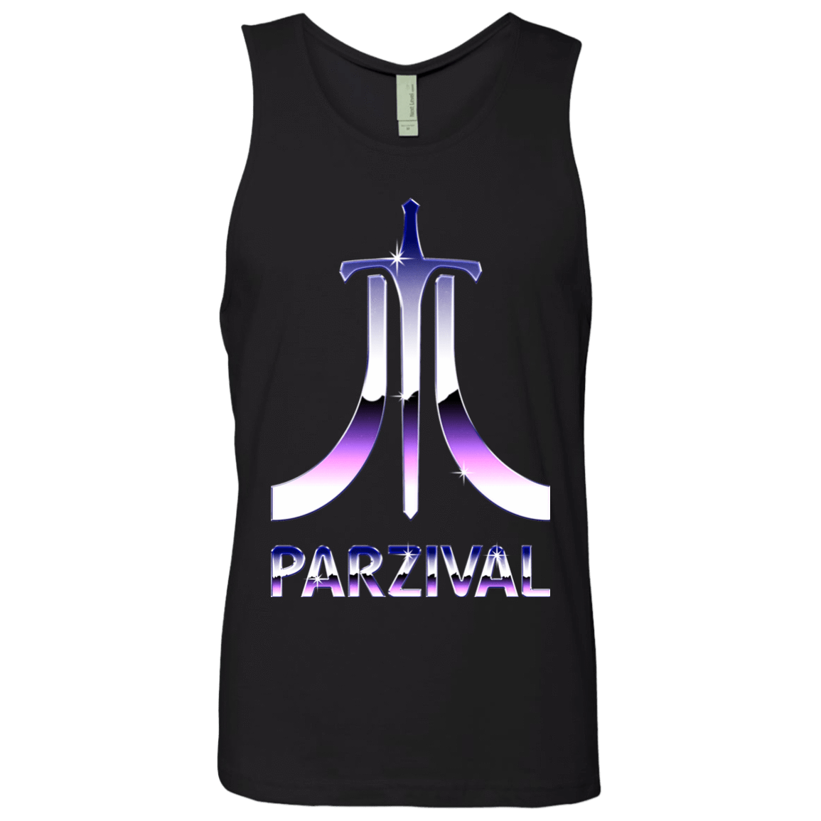 T-Shirts Black / S Parzival Retro Men's Premium Tank Top