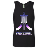 T-Shirts Black / S Parzival Retro Men's Premium Tank Top